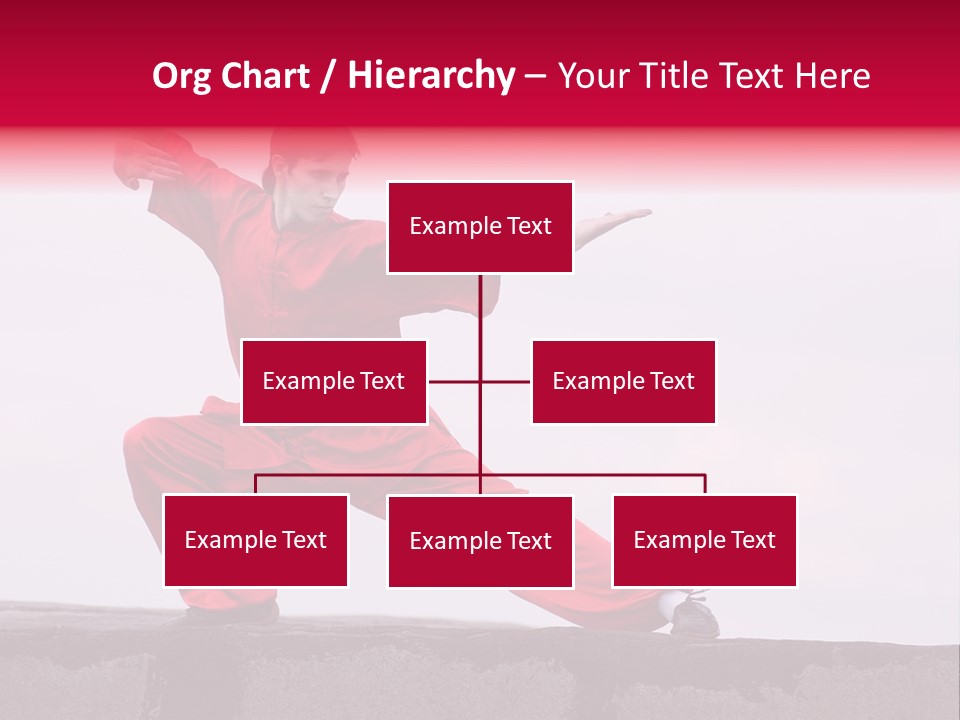 Man Movement Fighter PowerPoint Template