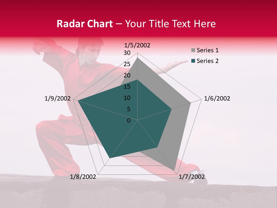 Man Movement Fighter PowerPoint Template