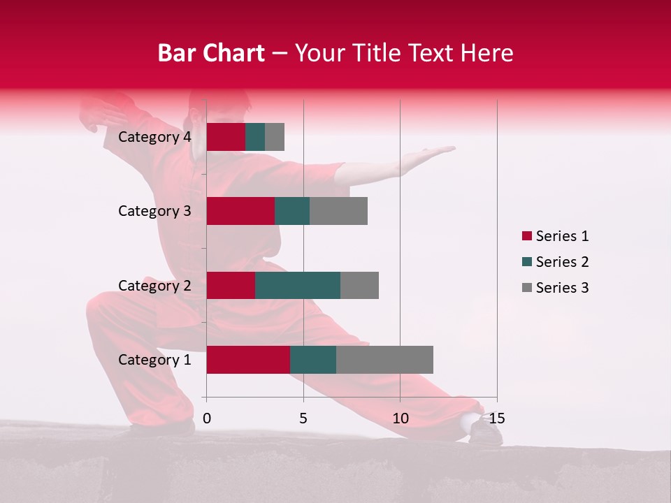 Man Movement Fighter PowerPoint Template