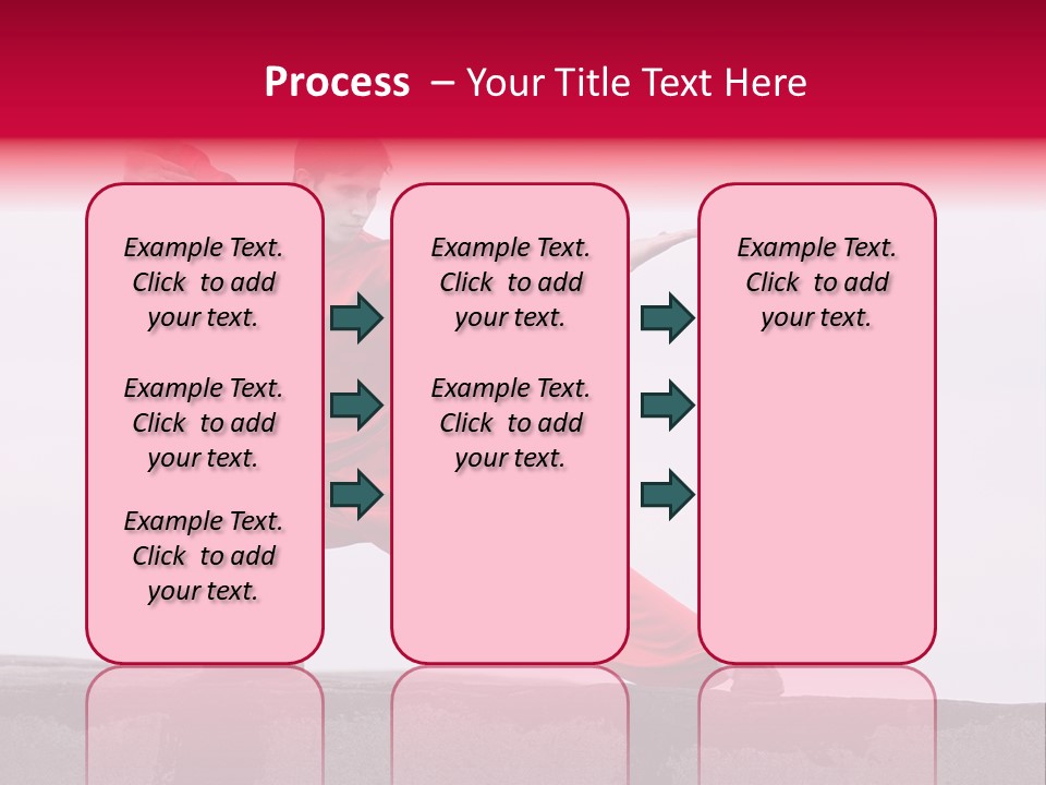 Man Movement Fighter PowerPoint Template