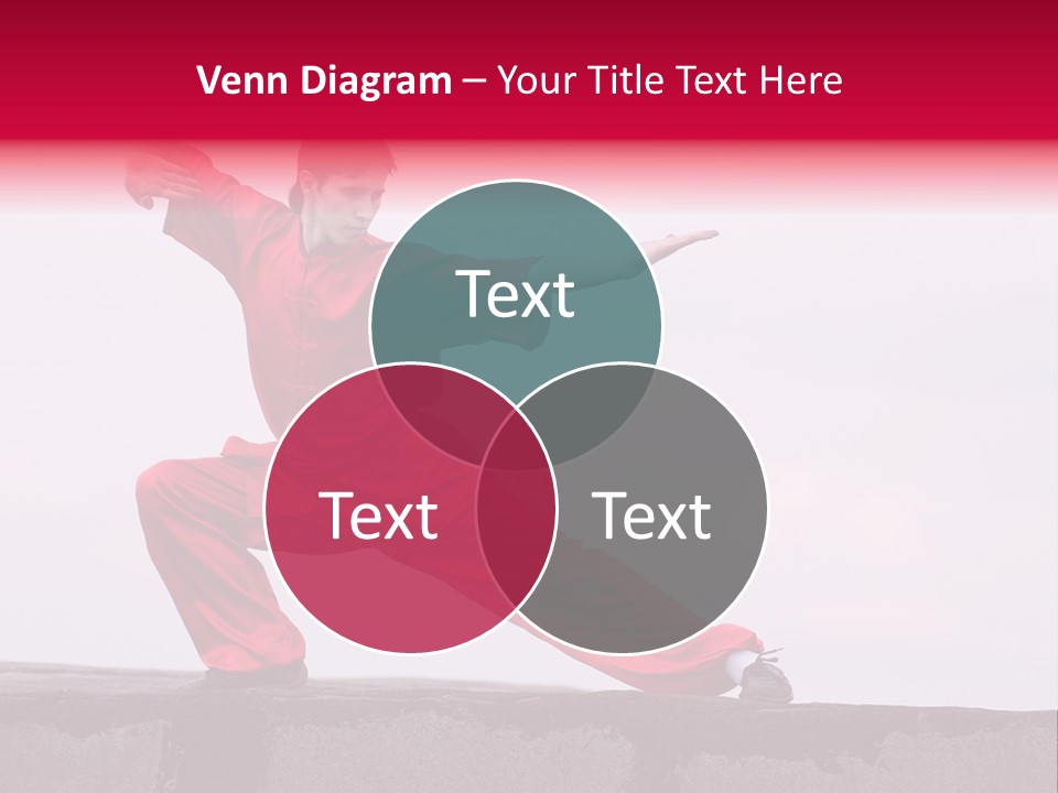 Man Movement Fighter PowerPoint Template