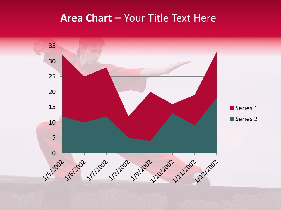 Man Movement Fighter PowerPoint Template