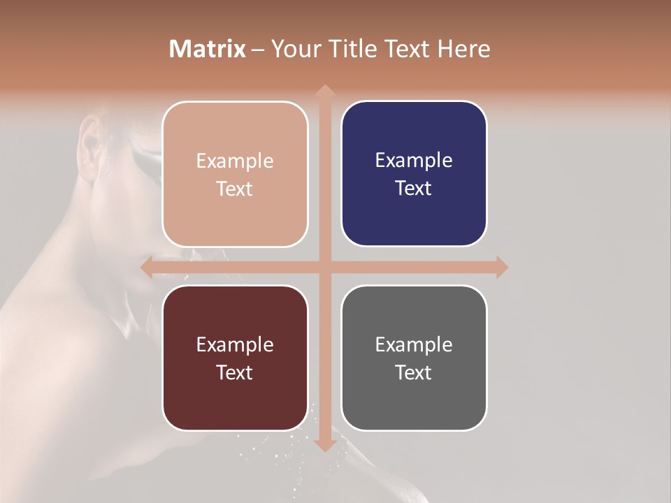 Caucasian Lady Young PowerPoint Template