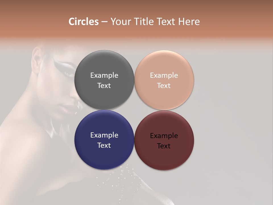 Caucasian Lady Young PowerPoint Template