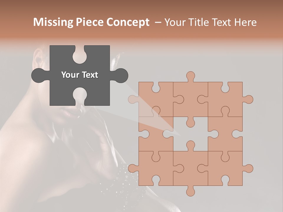 Caucasian Lady Young PowerPoint Template