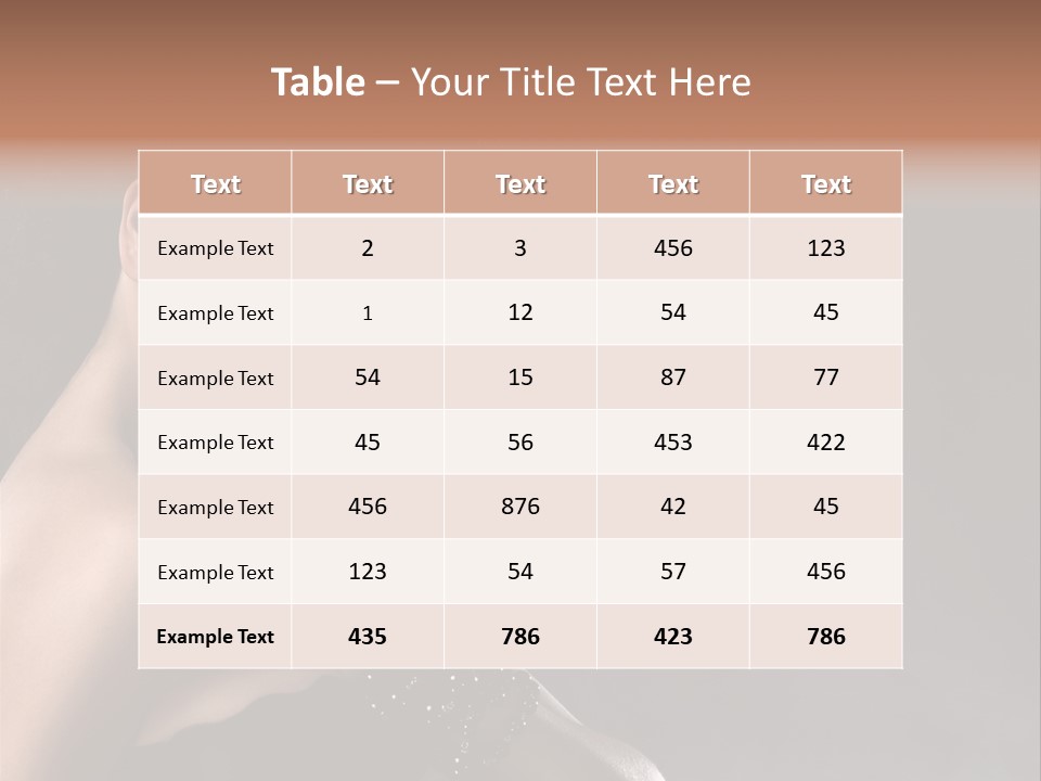 Caucasian Lady Young PowerPoint Template