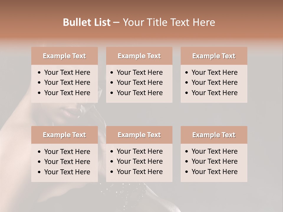 Caucasian Lady Young PowerPoint Template