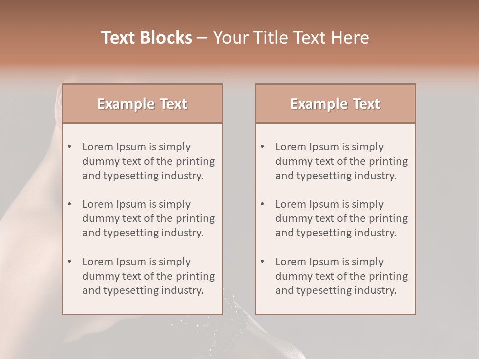 Caucasian Lady Young PowerPoint Template