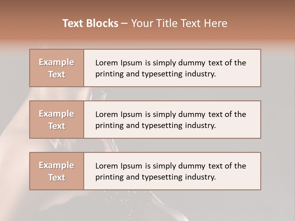 Caucasian Lady Young PowerPoint Template