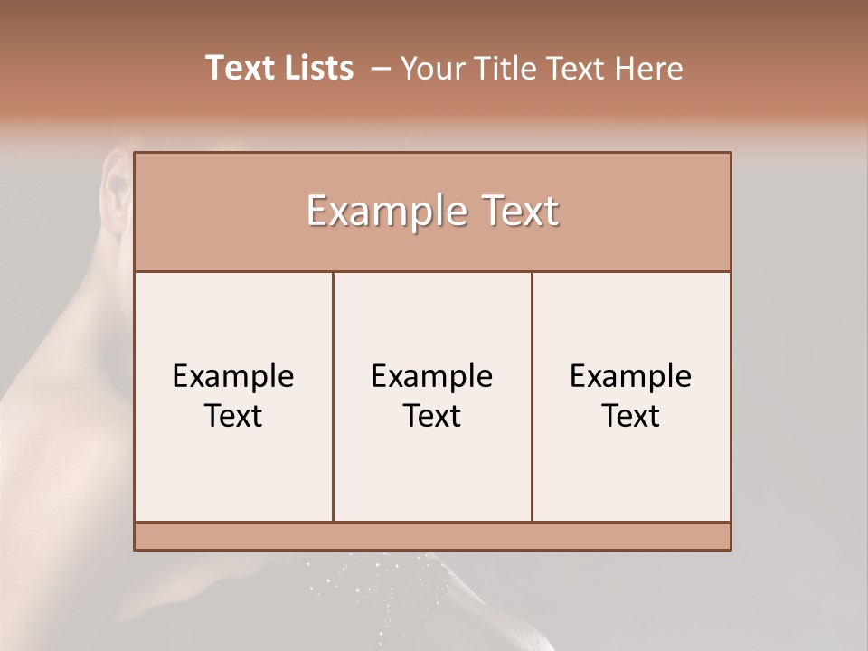Caucasian Lady Young PowerPoint Template