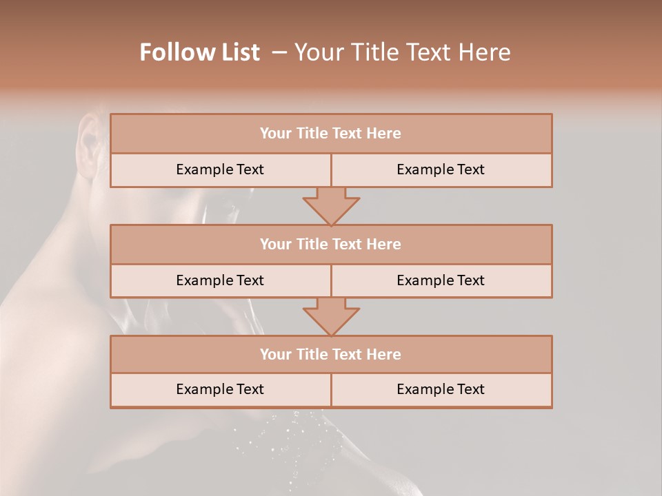 Caucasian Lady Young PowerPoint Template