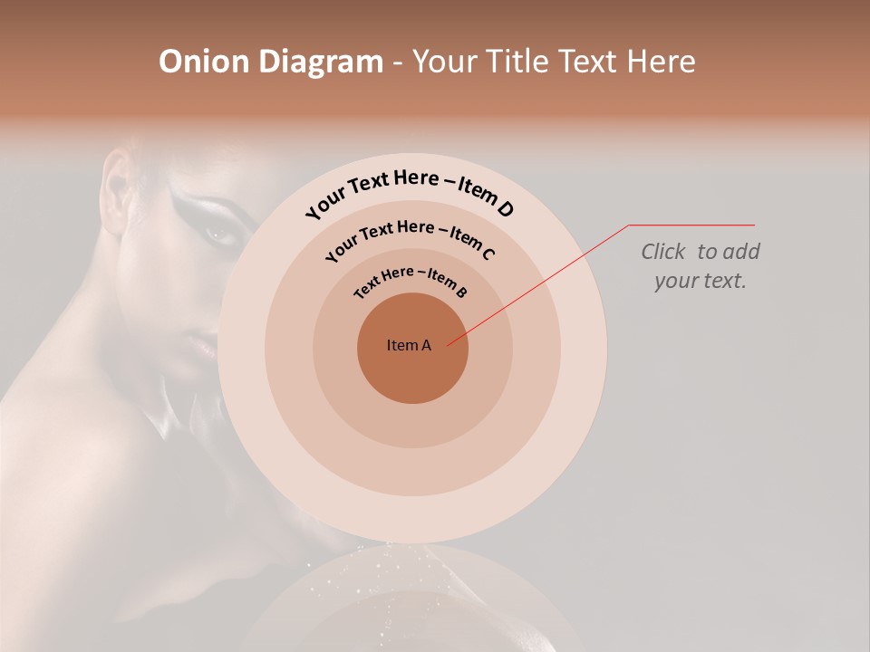 Caucasian Lady Young PowerPoint Template