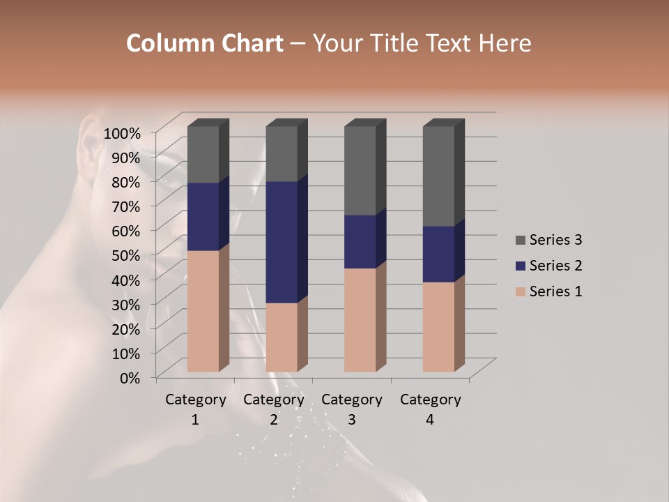 Caucasian Lady Young PowerPoint Template