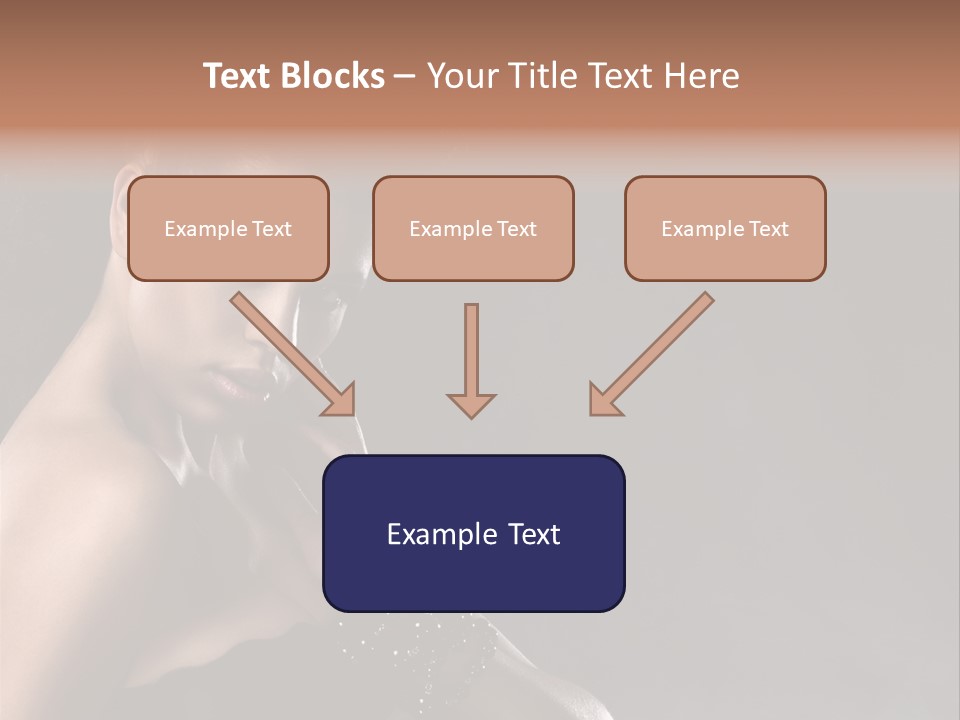 Caucasian Lady Young PowerPoint Template