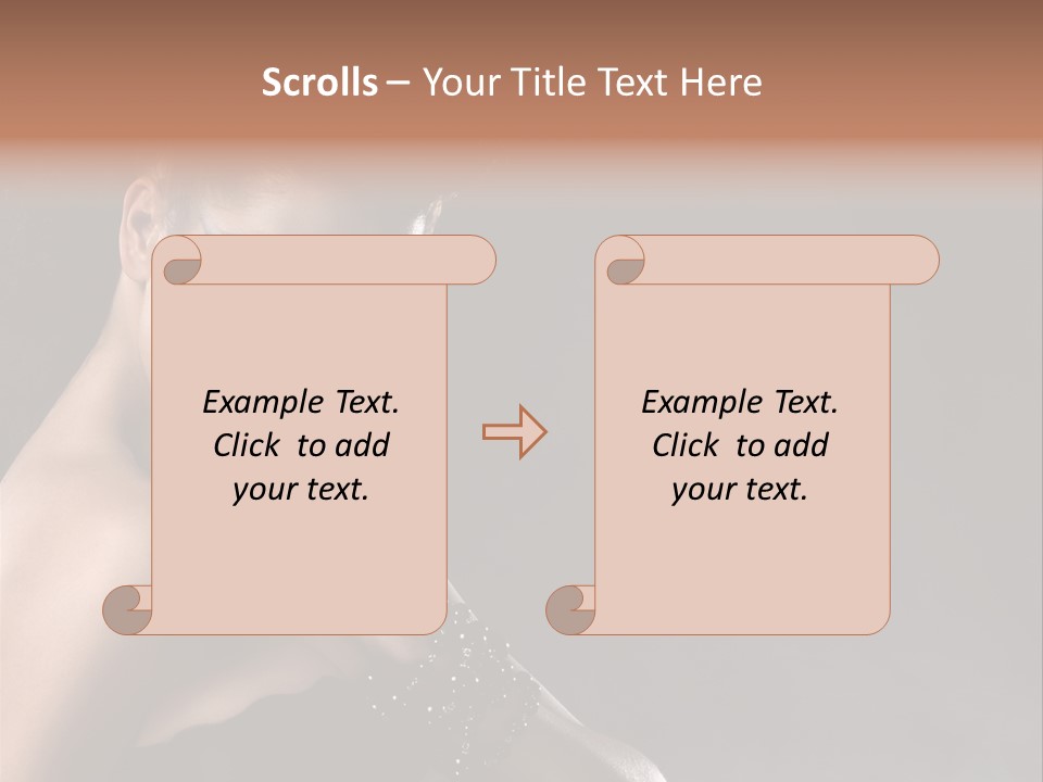 Caucasian Lady Young PowerPoint Template