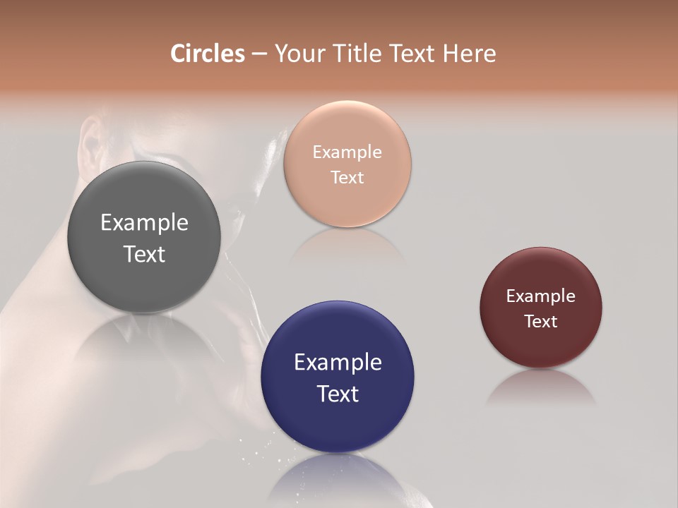 Caucasian Lady Young PowerPoint Template