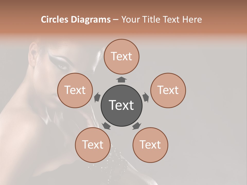 Caucasian Lady Young PowerPoint Template