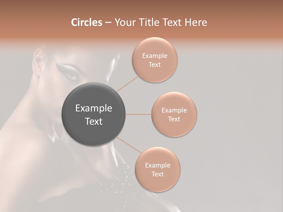 Caucasian Lady Young PowerPoint Template