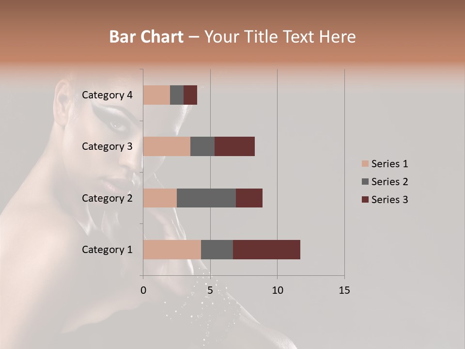Caucasian Lady Young PowerPoint Template