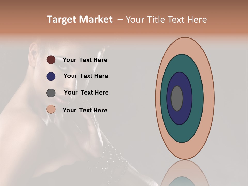 Caucasian Lady Young PowerPoint Template