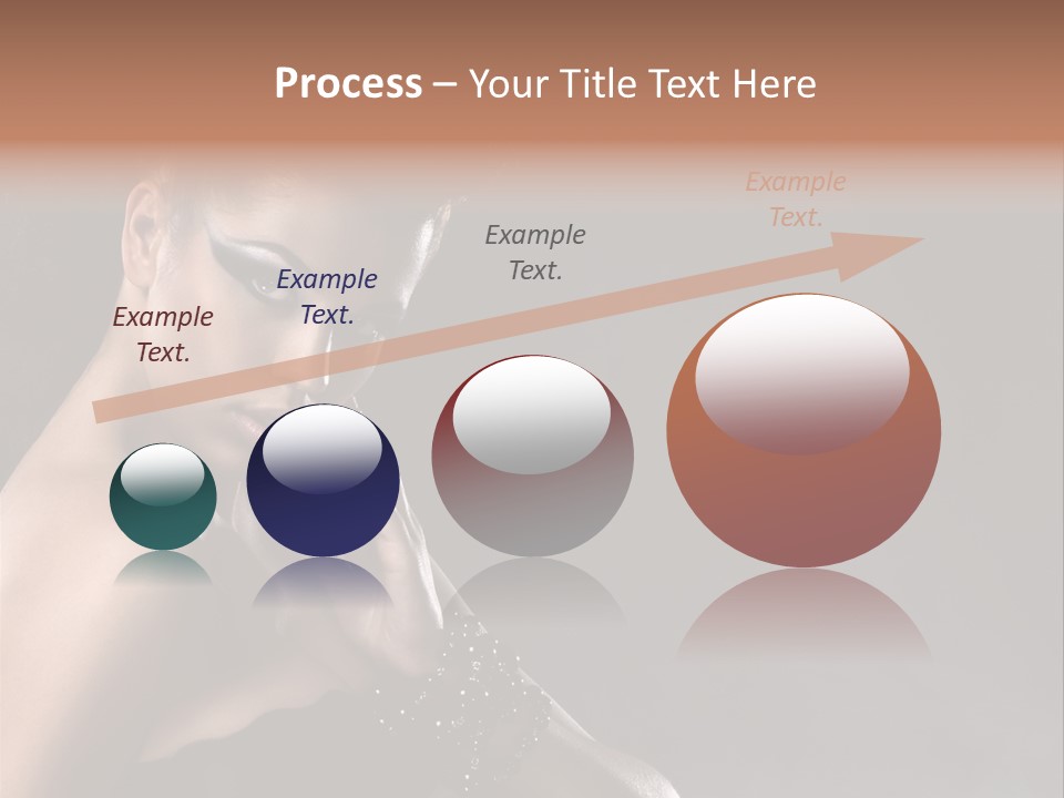 Caucasian Lady Young PowerPoint Template