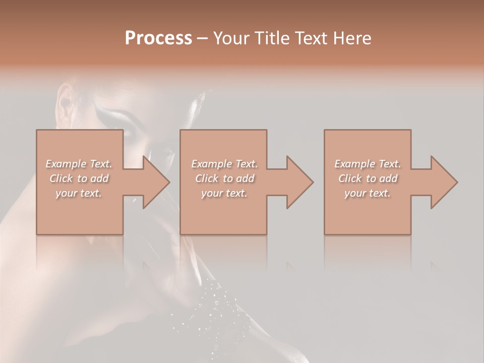 Caucasian Lady Young PowerPoint Template