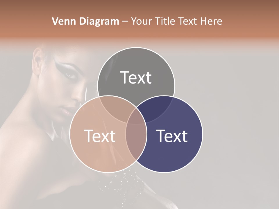 Caucasian Lady Young PowerPoint Template