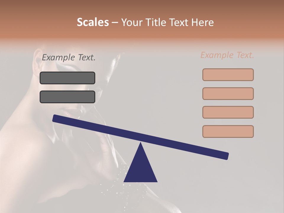 Caucasian Lady Young PowerPoint Template