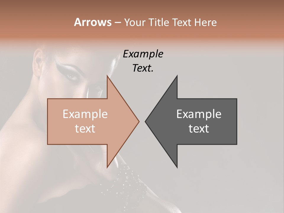 Caucasian Lady Young PowerPoint Template