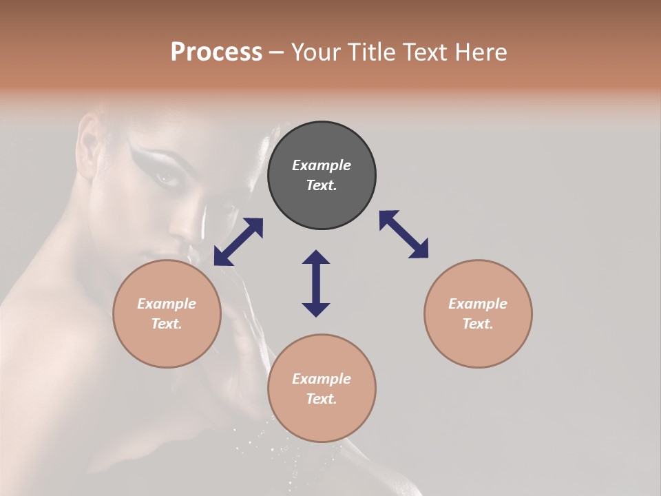 Caucasian Lady Young PowerPoint Template