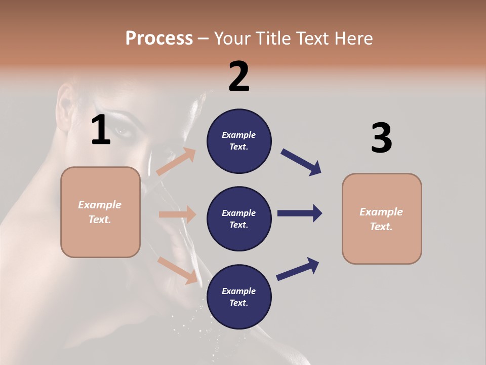 Caucasian Lady Young PowerPoint Template