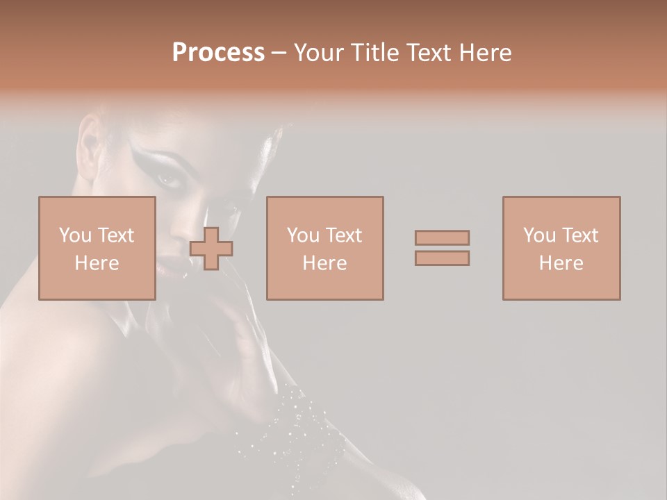 Caucasian Lady Young PowerPoint Template