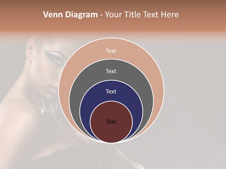 Caucasian Lady Young PowerPoint Template