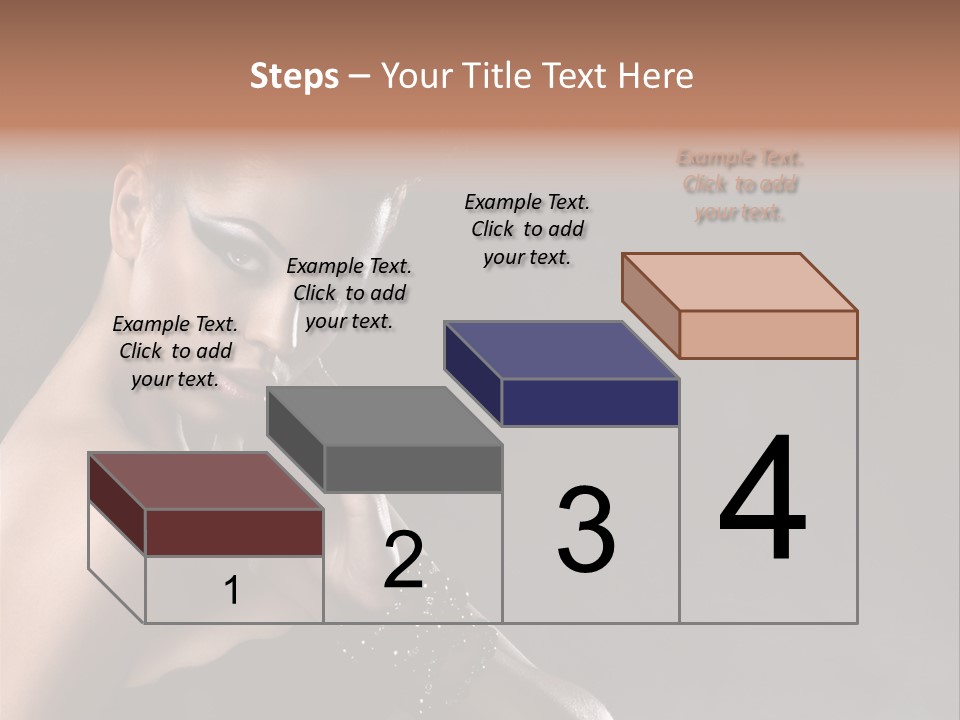 Caucasian Lady Young PowerPoint Template