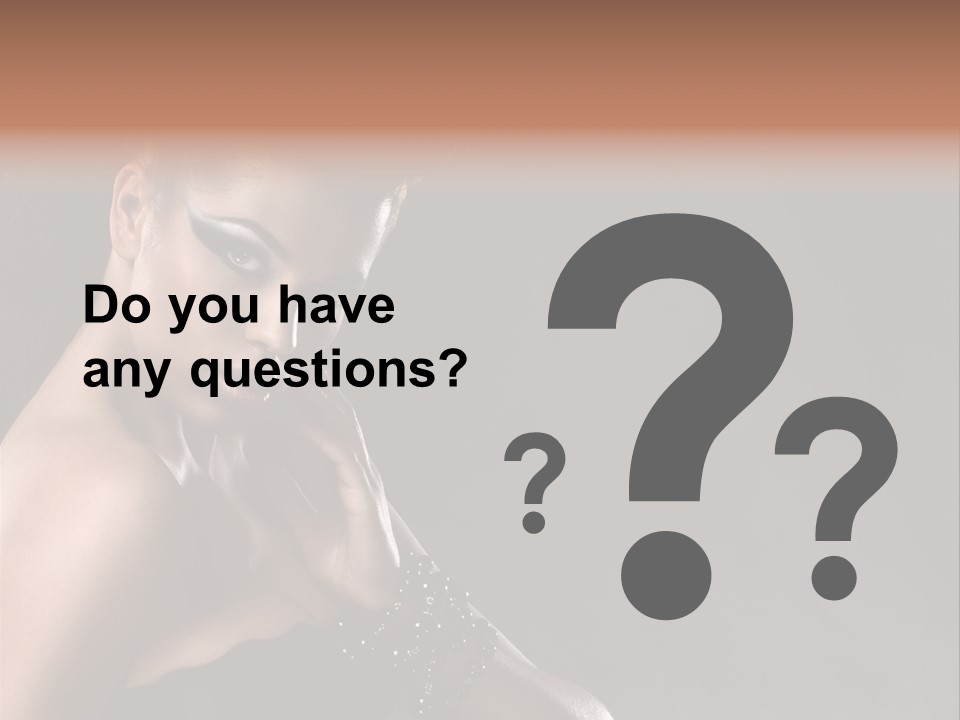 Caucasian Lady Young PowerPoint Template