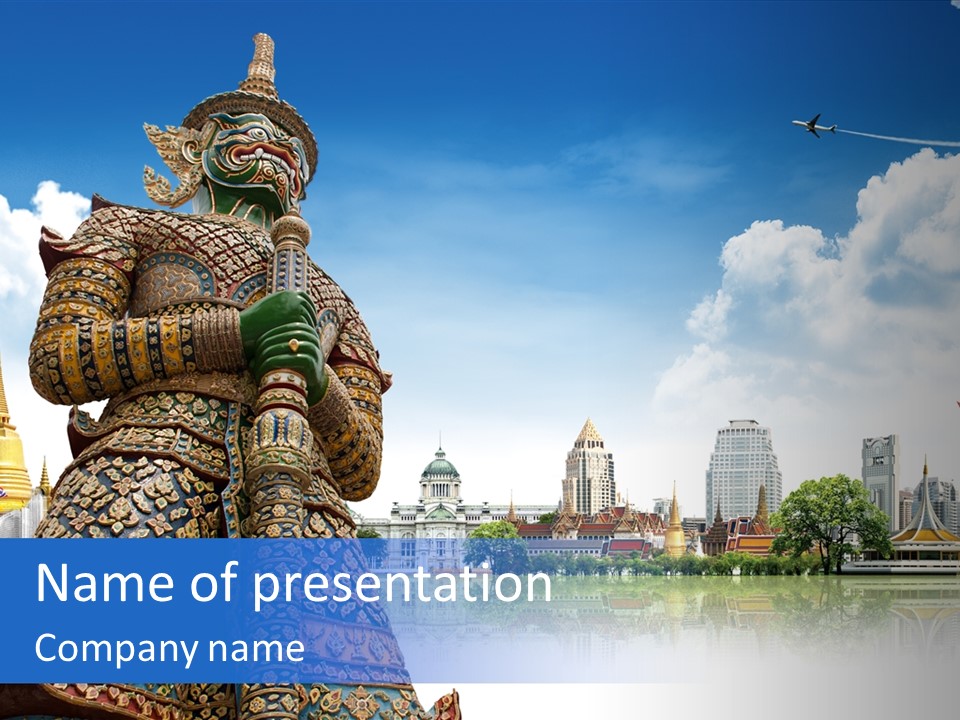 Countryside Thailand Recreation PowerPoint Template