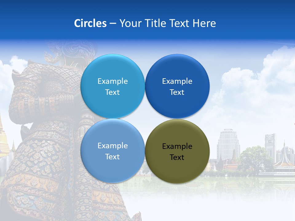 Countryside Thailand Recreation PowerPoint Template