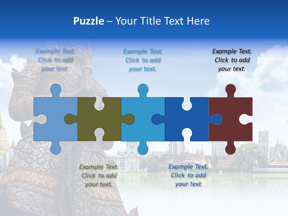 Countryside Thailand Recreation PowerPoint Template