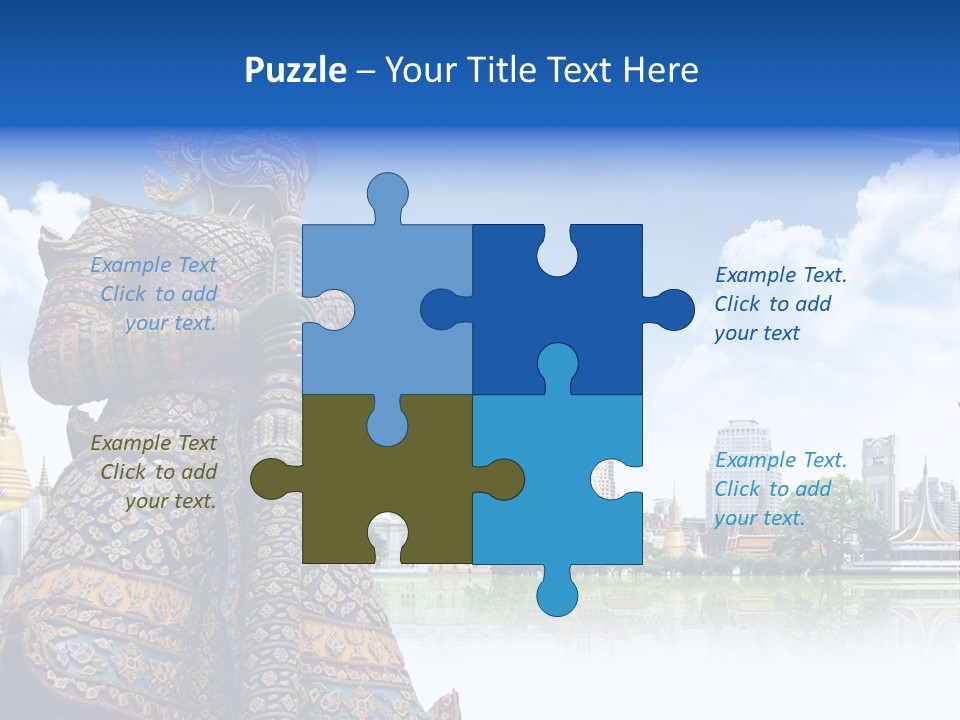 Countryside Thailand Recreation PowerPoint Template