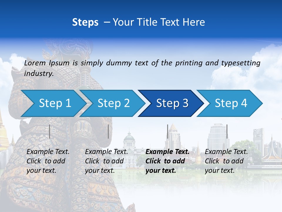 Countryside Thailand Recreation PowerPoint Template