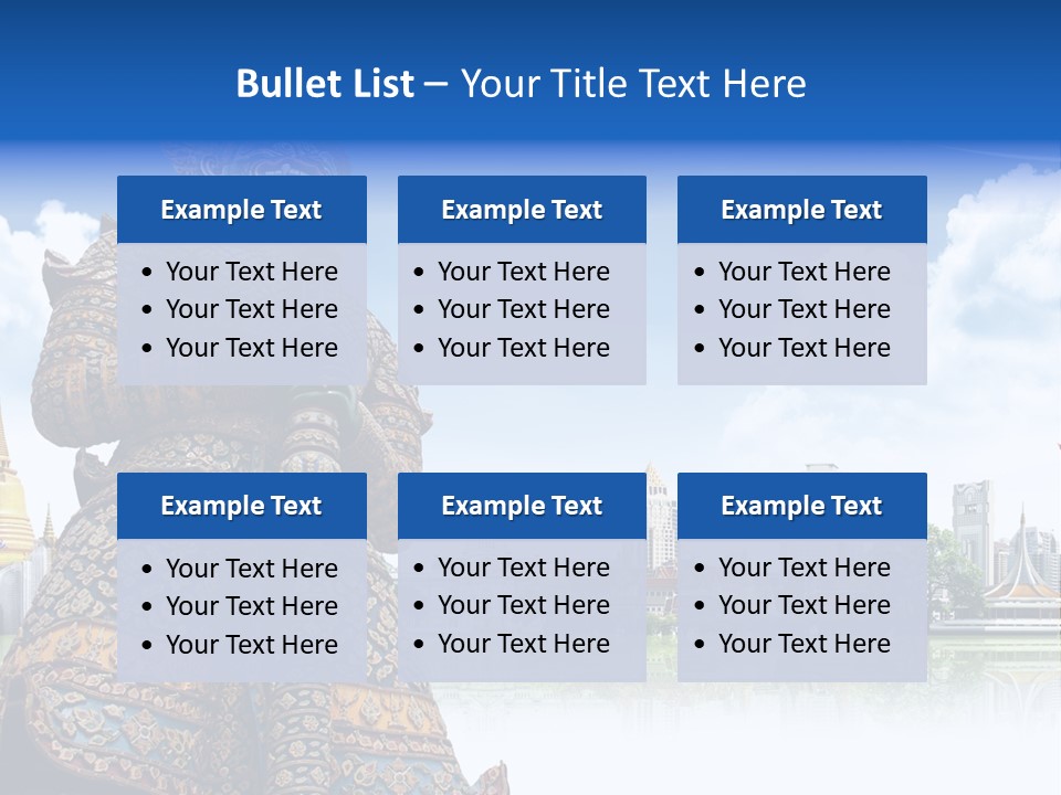 Countryside Thailand Recreation PowerPoint Template