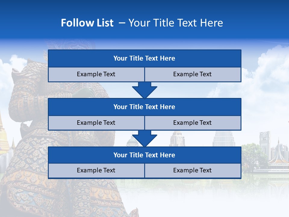 Countryside Thailand Recreation PowerPoint Template