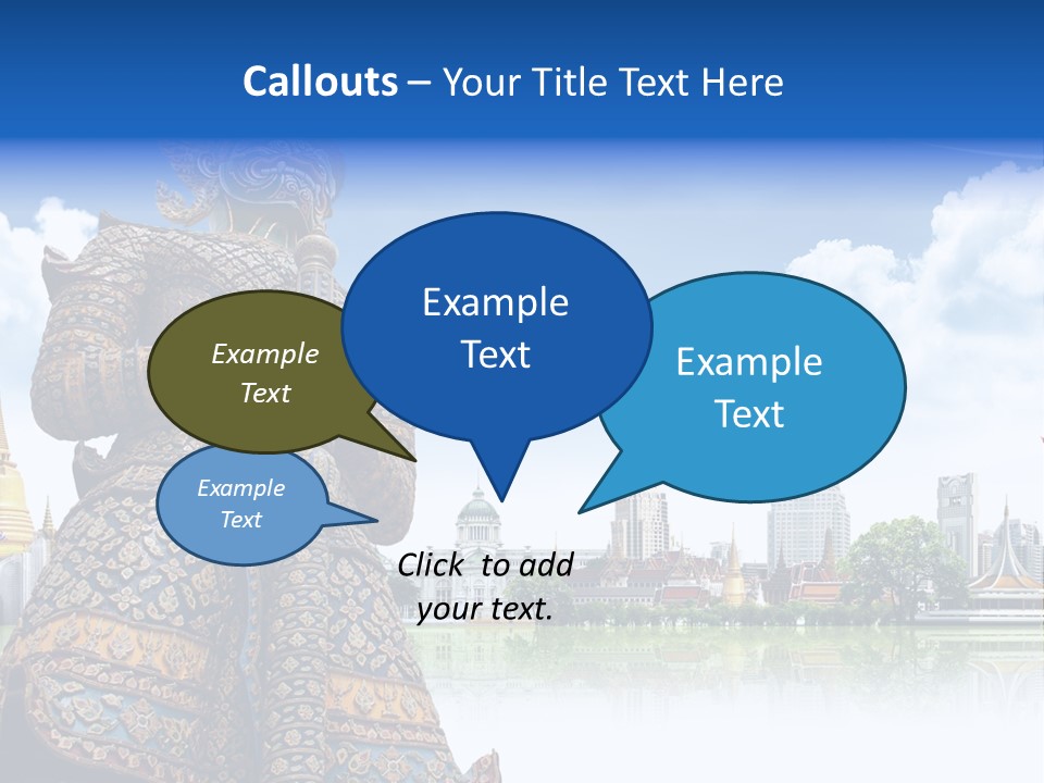 Countryside Thailand Recreation PowerPoint Template
