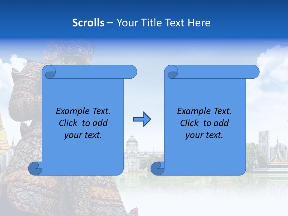 Countryside Thailand Recreation PowerPoint Template