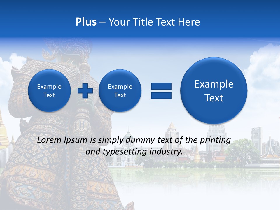 Countryside Thailand Recreation PowerPoint Template