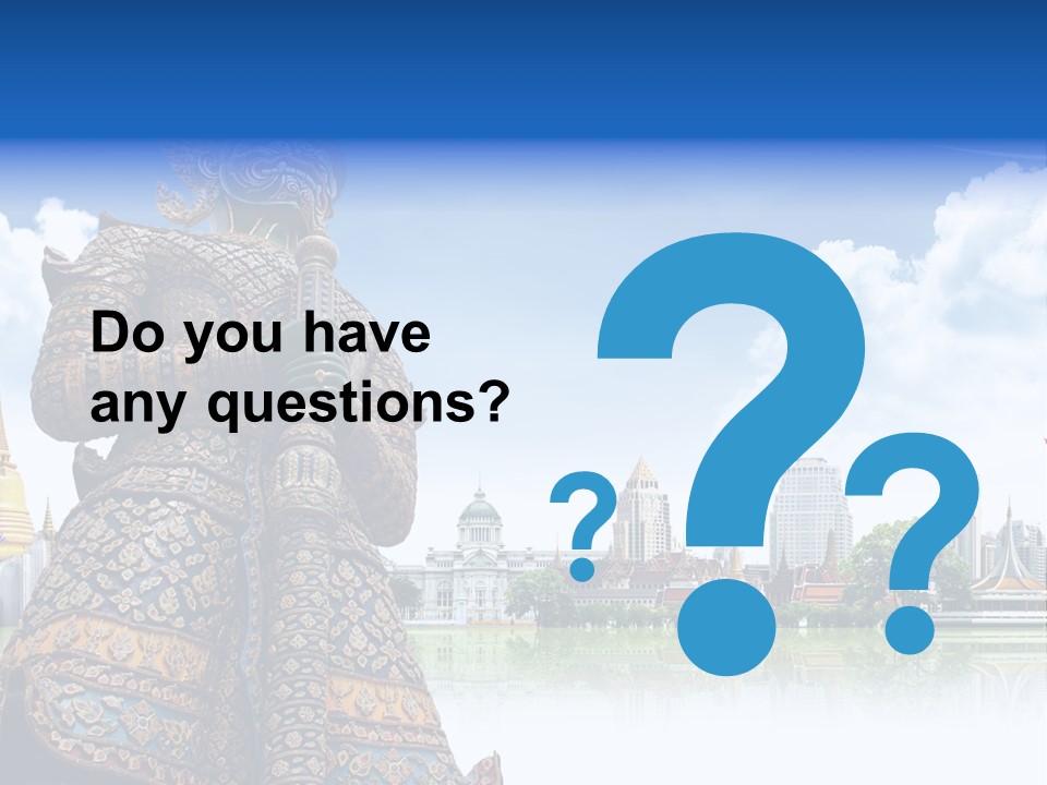 Countryside Thailand Recreation PowerPoint Template