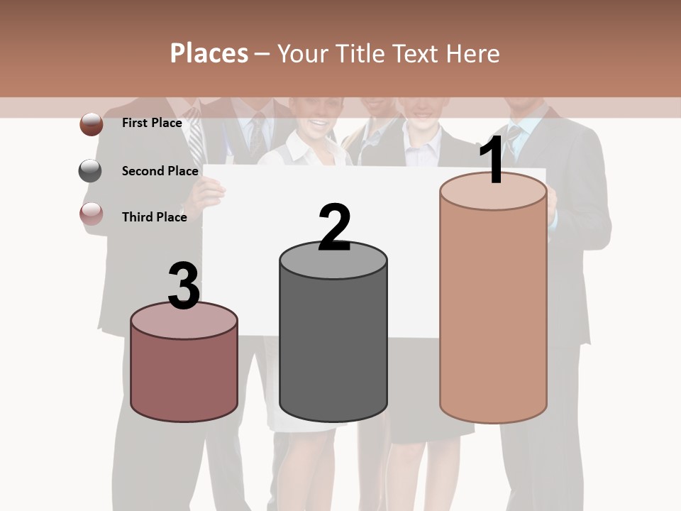 Area Coworker Isolated PowerPoint Template