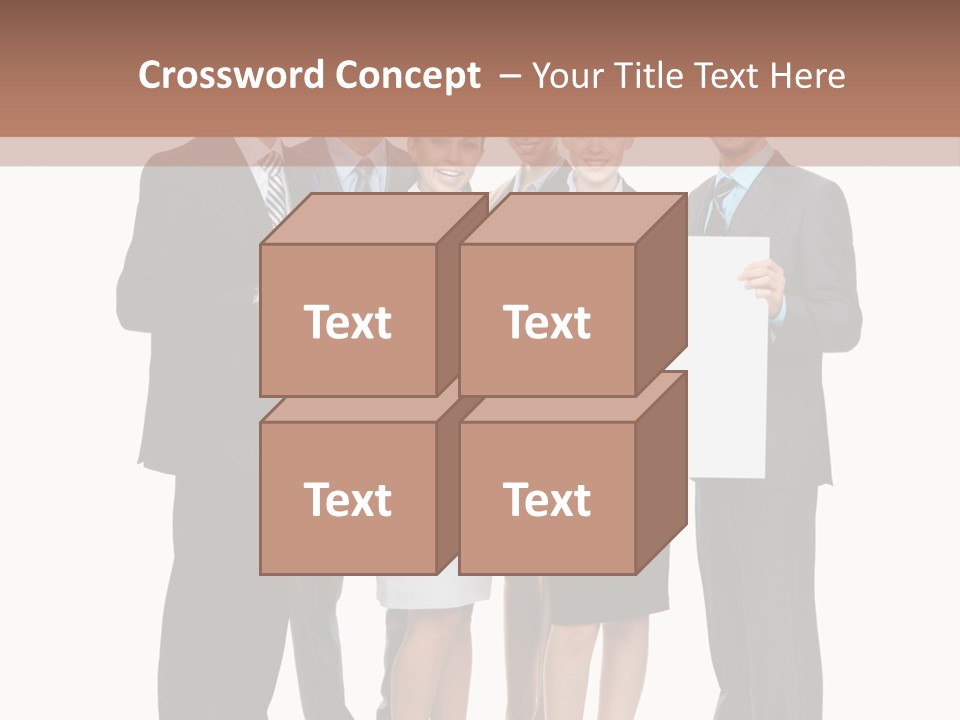 Area Coworker Isolated PowerPoint Template
