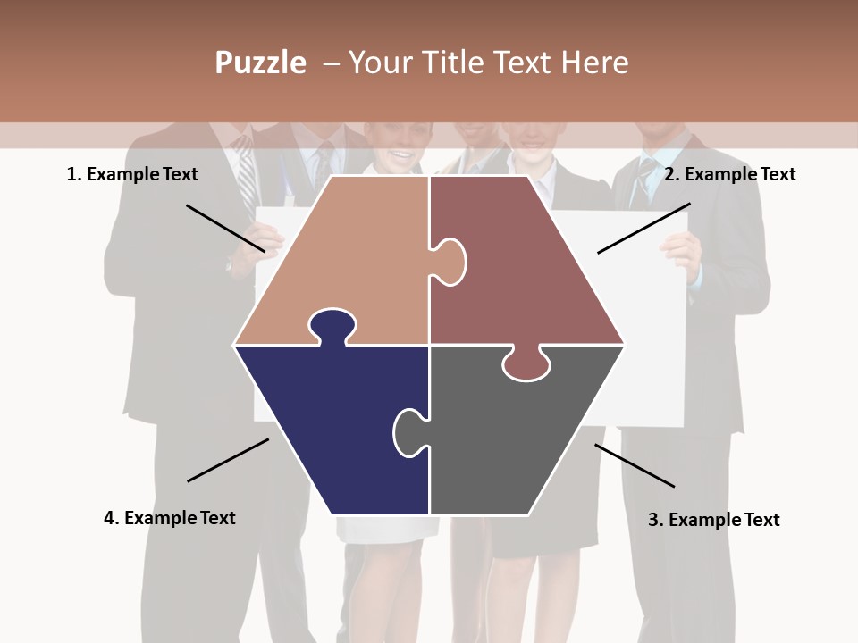 Area Coworker Isolated PowerPoint Template
