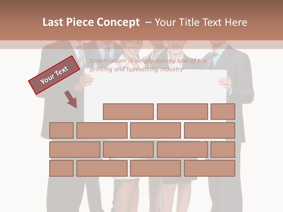 Area Coworker Isolated PowerPoint Template